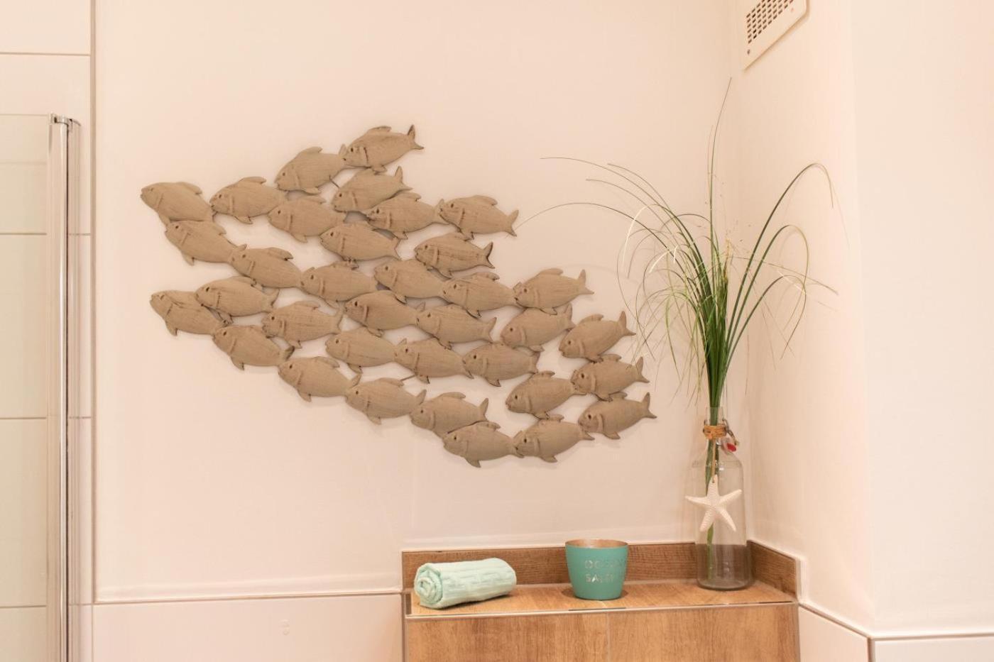 Ferienwohnung Kleine Strandkoje Haffkrug Ngoại thất bức ảnh