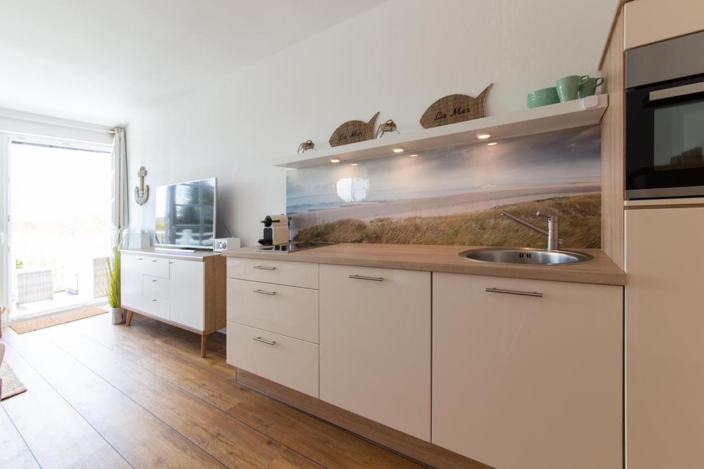 Ferienwohnung Kleine Strandkoje Haffkrug Ngoại thất bức ảnh