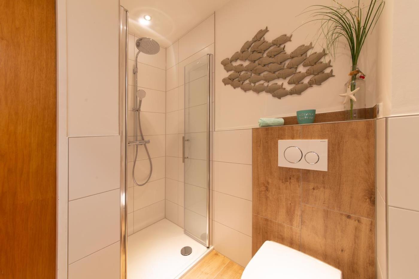 Ferienwohnung Kleine Strandkoje Haffkrug Ngoại thất bức ảnh