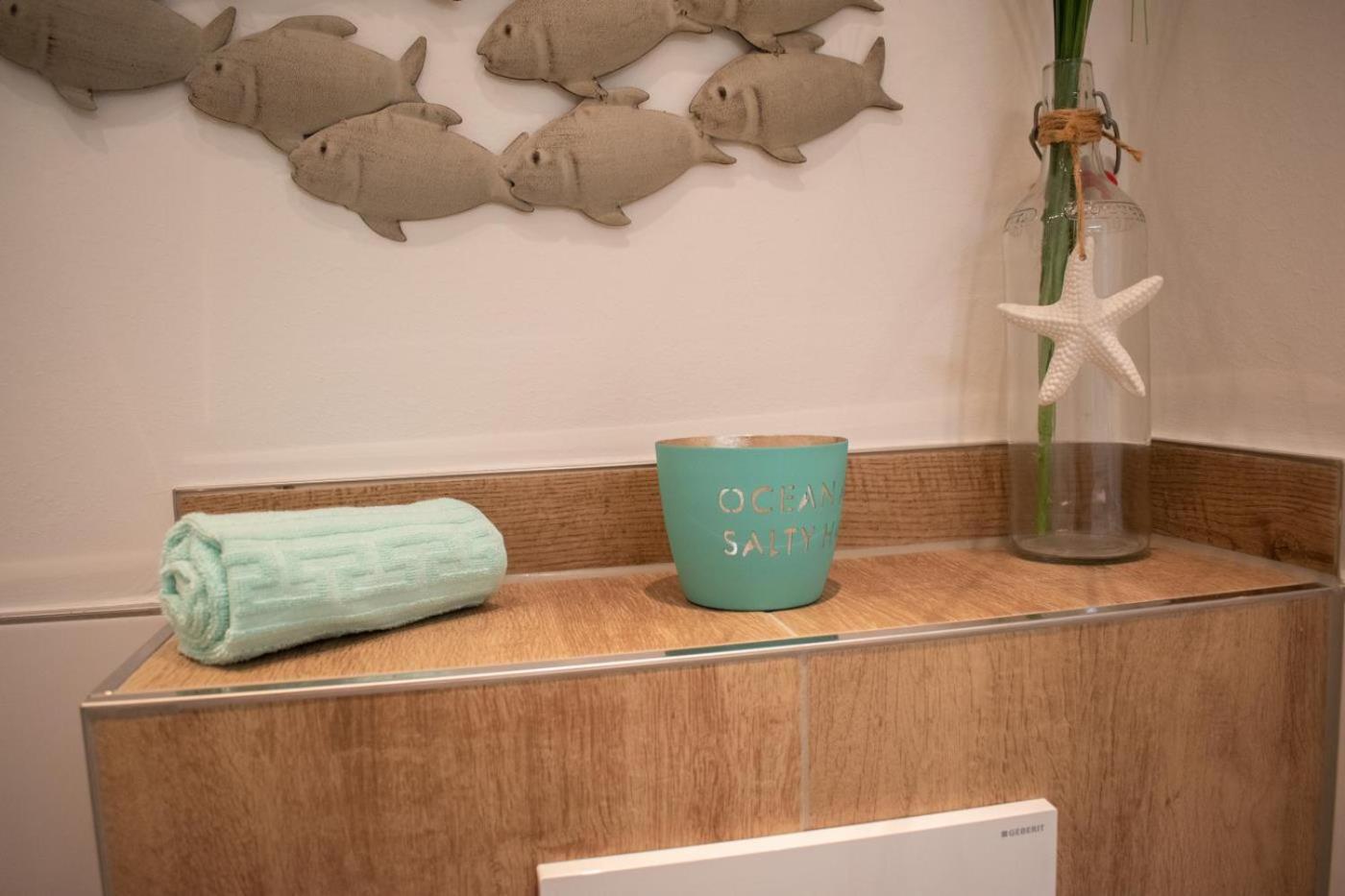 Ferienwohnung Kleine Strandkoje Haffkrug Ngoại thất bức ảnh